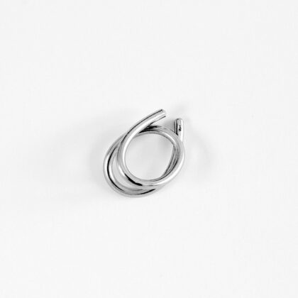 AUGOUSTOS | DOUBLE | 3mm Twist of Modernity – Sterling Silver Ring