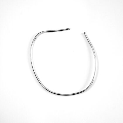 ZEFIROS | 4mm | Sculptural Silver Necklace