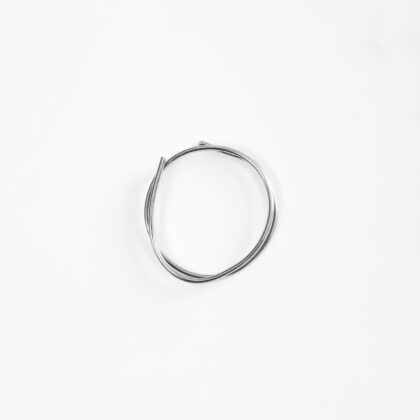 DAFNI | Double | 4mm |Whispers of Silver – Overlapping Bracelet