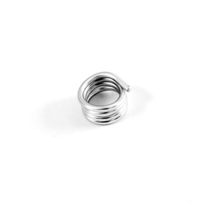 QUAD FLOW | 3mm | Raw & Sculptural Silver Ring